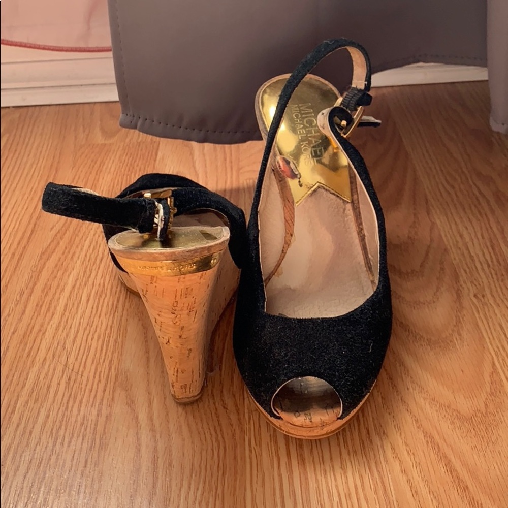 Michael Kors Suede wedges